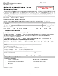 National Register Nomination, 2005
