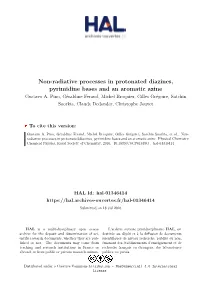 Non-Radiative Processes in Protonated Diazines, Pyrimidine Bases and an Aromatic Azine Gustavo A