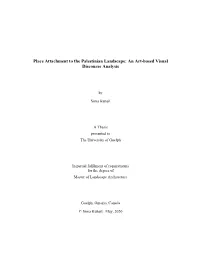 Place Attachment to the Palestinian Landscape: an Art-Based Visual Discourse Analysis