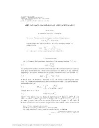 The Laplace Transform of the Psi Function