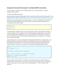 Using Parallel Execution Perl Program on Multiple Biohpc Lab Machines