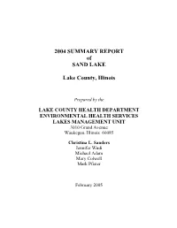 2004 Sand Lake Report