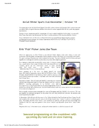 Erik "Fish" Fisher Joins the Team