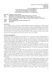 Iso/Iec Jtc1/Sc2/Wg2 N2957 L2/05-183
