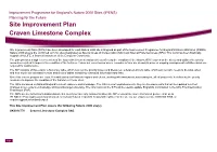 Site Improvement Plan Craven Limestone Complex