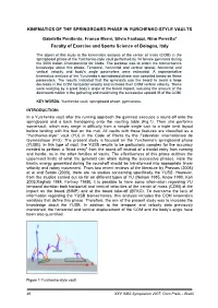 Kinematics of the Springboard Phase in Yurchenko-Style Vaults