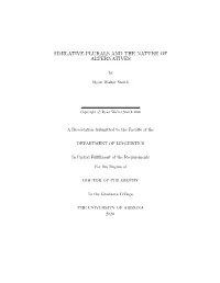 Similative Plurals and the Nature of Alternatives