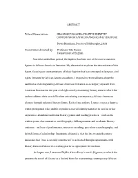ABSTRACT Title of Dissertation: IMAGINARY ESCAPES: FUGITIVE