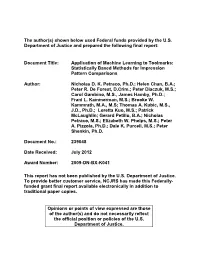 Application of Machine Learning to Toolmarks: Statistically Based Methods for Impression Pattern Comparisons