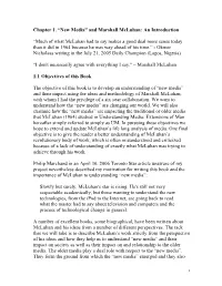 Chapter 1. “New Media” and Marshall Mcluhan: an Introduction