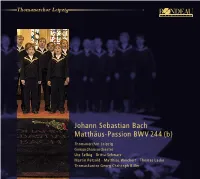 Johann Sebastian Bach Matthäus