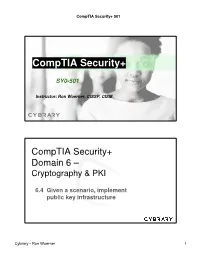 Comptia Security+ 501