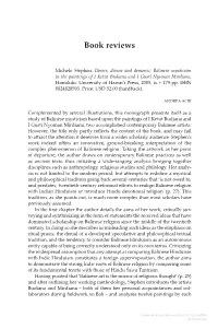Downloaded from Brill.Com09/30/2021 02:16:45PM Via Free Access Book Reviews 135 One (In Chapters 2 and 3, Respectively)