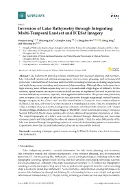 Inversion of Lake Bathymetry Through Integrating Multi-Temporal Landsat and Icesat Imagery