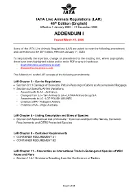 LAR 46Th Addendum I