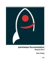 Panstamps Documentation Release V0.5.3