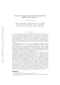 Towards a Version of Markov's Theorem for Ribbon Torus-Links in $\Mathbb {R}^ 4$