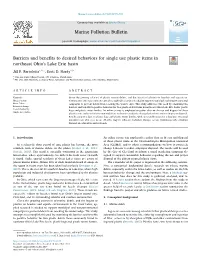 Barriers and Benefits to Desired Behaviors for Single Use Plastic