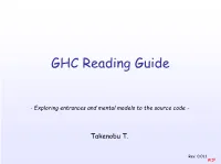 GHC Reading Guide