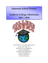 Guide to College Admissions 2017—2018