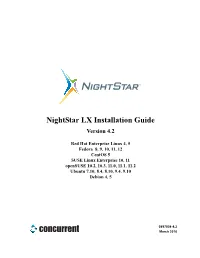 Nightstar LX Installation Guide Version 4.2