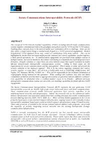 Secure Communications Interoperability Protocols (SCIP)