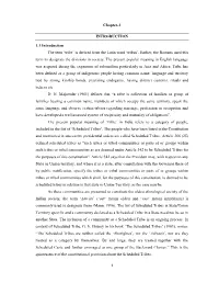 Chapter-1 INTRODUCTION 1.1 Introduction Term to Designate The