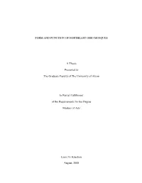 Form and Function of Northeast Ohio Mosques A