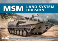 Msm Land System Division