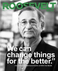 We Can Change Things for the Better