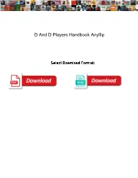 D-And-D-Players-Handbook-Anyflip.Pdf