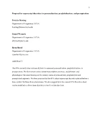 Proposal for Superscript Diacritics for Prenasalization, Preglottalization, and Preaspiration