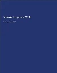 Technical Report Volume II (2016)