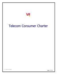 Telecom Consumer Charter