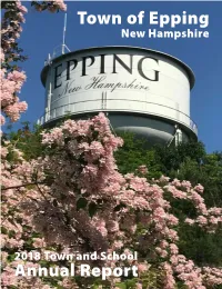 Town of Epping Annual Report