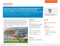 Parma Calcio 1913 Kicksoff Email with Zimbra for Data Sovereignty and Open Source-Based Software