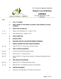 Algonquin Highlands Regular Council