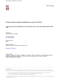 Circular and Linear Magnetic Birefringences in Xenon at =1064 Nm
