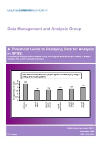 Data Management and Analysis Group