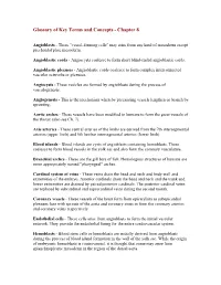 Glossary of Key Terms and Concepts - Chapter 8