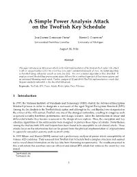 A Simple Power Analysis Attack on the Twofish Key Schedule