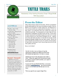 Tattle Trails May 2016 G TOW in N D S R H a I P