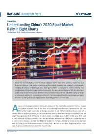 Understanding China's 2020 Stock Market Rally in Eight Charts