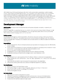 Development Manager