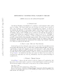 Efficiently Constructing Tangent Circles 3