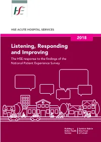 Listening, Responding and Improving