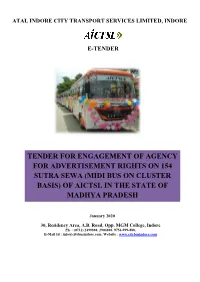 (Midi Bus on Cluster Basis) of Aictsl in the State of Madhya Pradesh