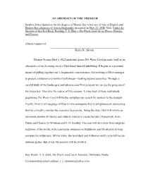 An Abstract of the Thesis Of