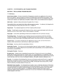 Code of Colorado Regulations