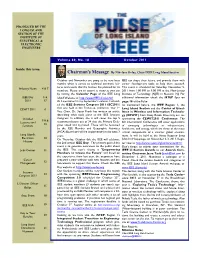 October 2011 Volume 60, No. 18 Inside This Issue